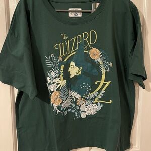 Wizard of Oz Wicked Witch of the West Floral Graphic Tee